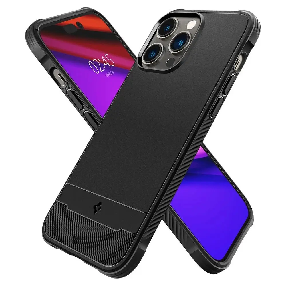 Оригінальний протиударний чохол Spigen Rugged Armor MagSafe для Iphone 14 Pro Max (6.7") Matt Black ACS04812 - фото 12