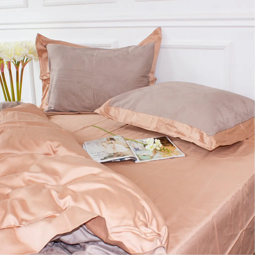 Постільна білизна MirSon Satin Жаккард Golden wheat 175х210 (2200005395523) - фото 8