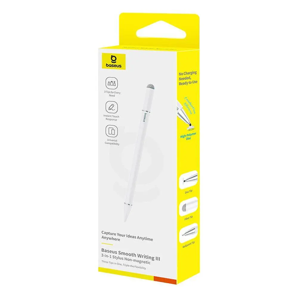 Стилус Baseus Smooth Writing III 3-in-1 Passive Stylus - фото 2