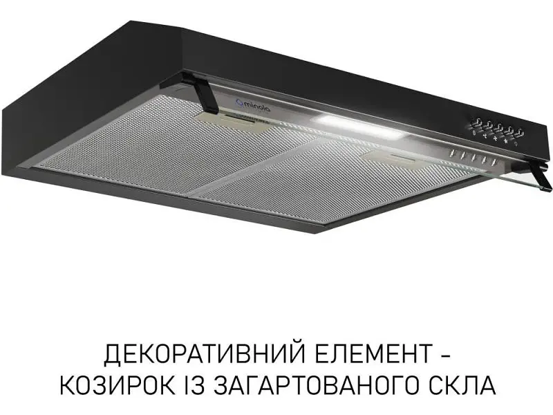 Витяжка пласка Minola HPL 522 BL - фото 9