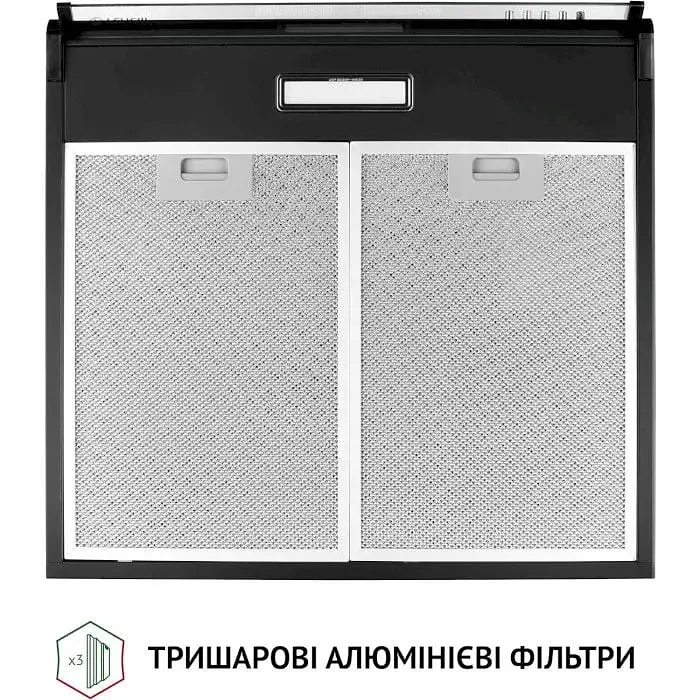 Витяжка пласка Perfelli PL 5144 BL LED - фото 6