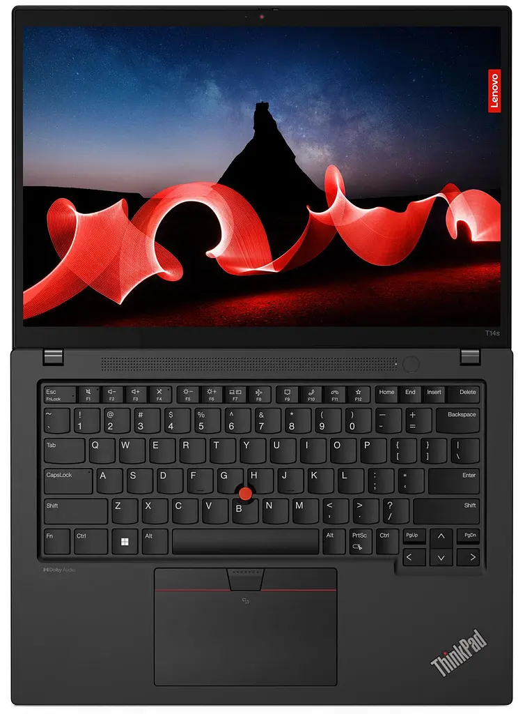 Ноутбук Lenovo ThinkPad T14s-G4 14' WUXGA IPS AG, AMD R7-7840U, 32GB, F1TB, UMA, DOS, чорний (21F9S0R200) - фото 5