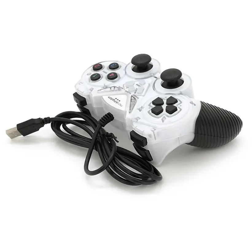 Геймпад джойстик Microkingdom 8600 DoubleShock USB White - фото 4