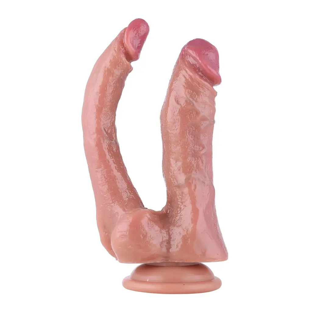 Фалоімітатор Hismith Double Penetrator 9.25″ KlicLok подвійний для секс-машин - фото 6