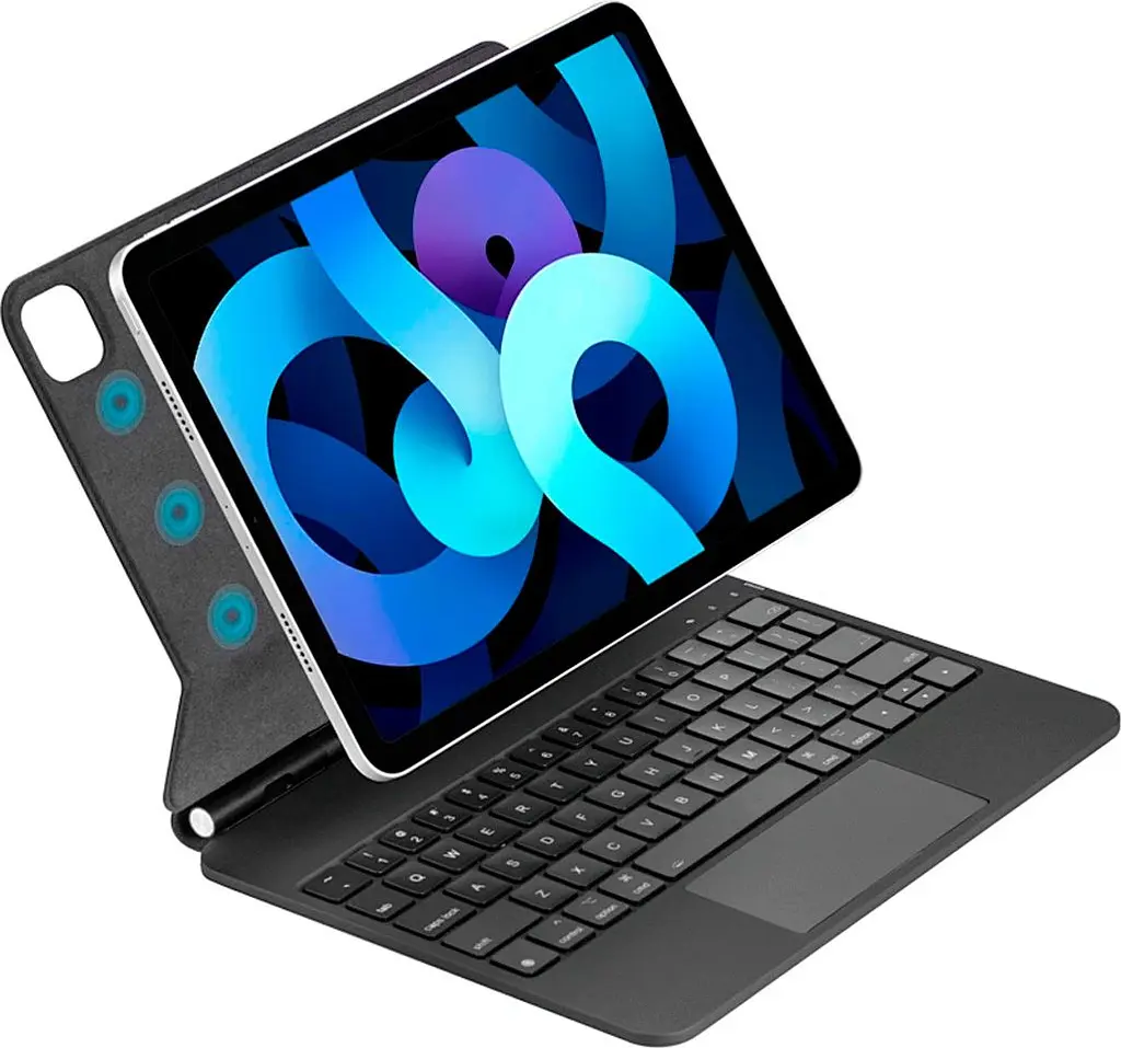 Чохол-клавіатура WiWU MK-002 Magic Keyboard для Apple iPad Pro 11` 2024-2025 Black [128376] - фото 3