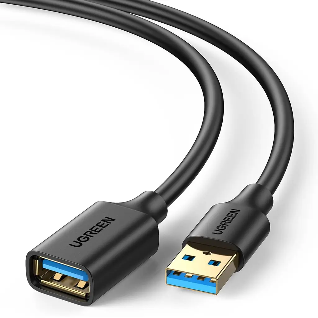 Кабель-подовжувач UGREEN US129 USB 3.0 USB-A 5 м чорний (90722)