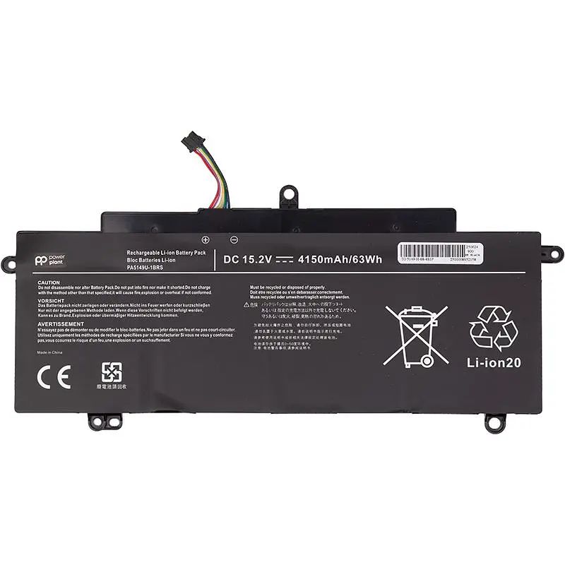 Акумулятор PowerPlant для ноутбуків TOSHIBA Z50-A Series (PA5149U-1BRS)15.2V 4150mAh (NB510252)