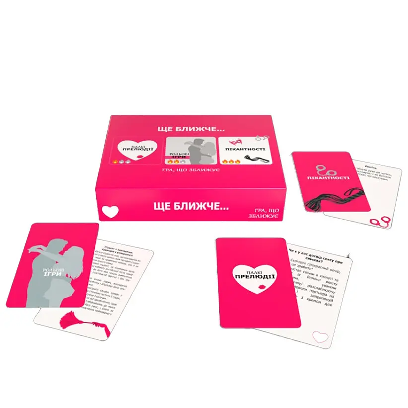 Настільна гра Bombat Game Ще ближче 800439 100 карт завдань правила гри українською мовою 18+ - фото 3
