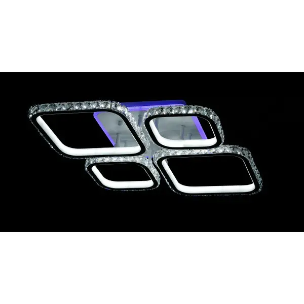 Стельова LED люстра з пультом і нічником Splendid-Ray 30-4022-90 - фото 5