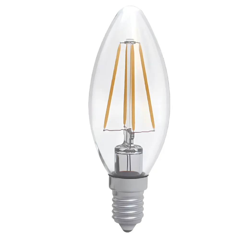Лампочка Electrum С37 4W GL LC- 33/4F Е14 3000K Rf Elegant (A-LC-1942) - фото 2