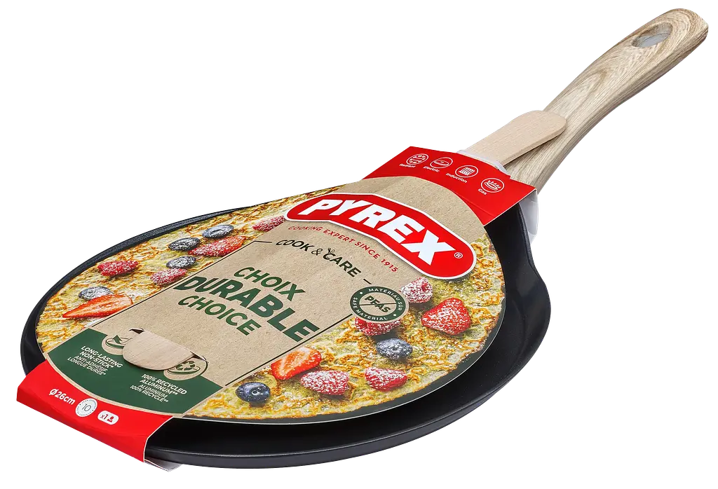 Сковорода Pyrex Cook&Care 26 см для блинов kuh0016681 - фото 4