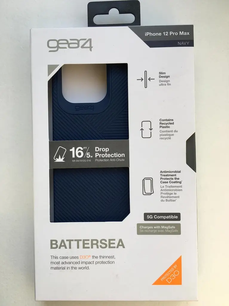Протиударний чохол Gear4 Battersea D3O для iPhone 12 Pro Max Blue - фото 5