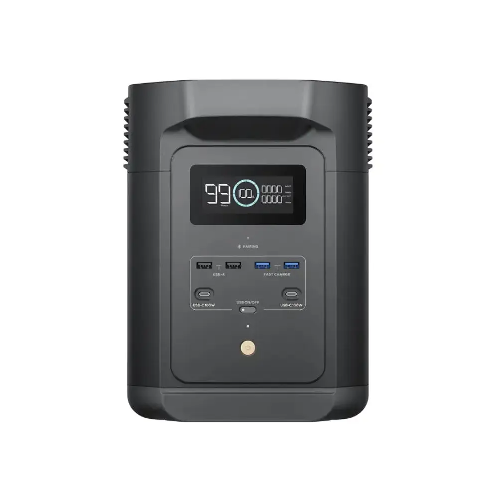 Портативна зарядна станція EcoFlow E980 DELTA 2 Black 980 Вт·год, 500 Вт, LiFePO4, UPS