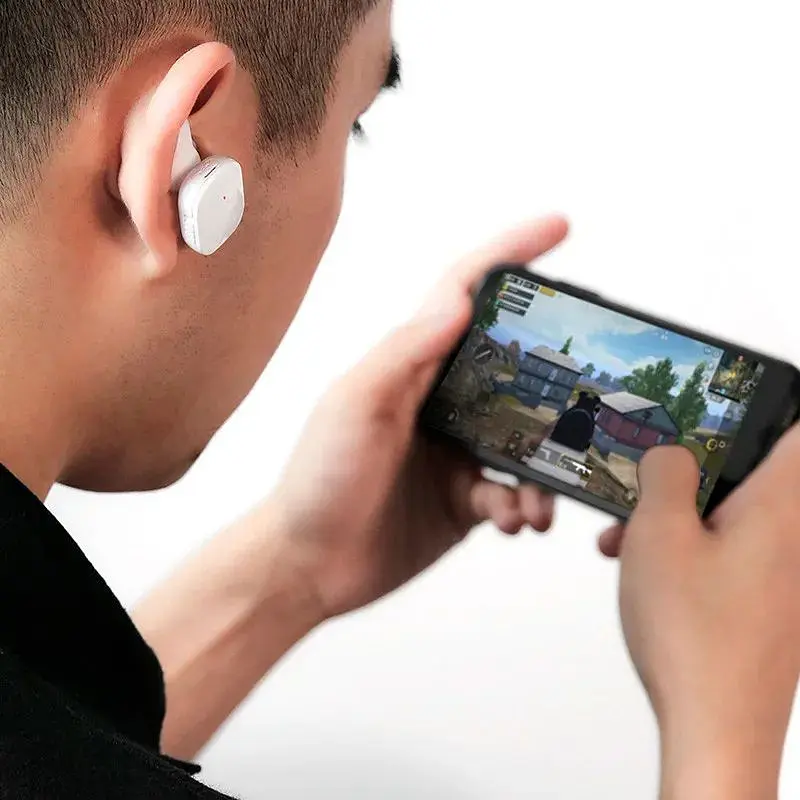 Бездротові навушники Baseus Bluetooth Encok W02 із вбудованим мікрофоном NGW02-02 Білі (7607146182) - фото 6