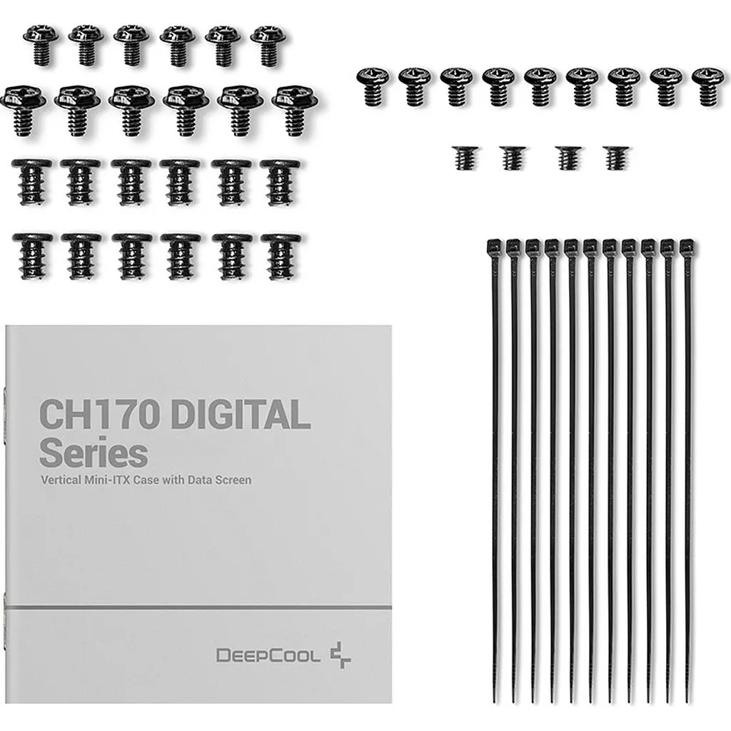 Корпус Deepcool CH170 Digital Black (R-CH170-BKNPI0D-G-1) [146736] - фото 12