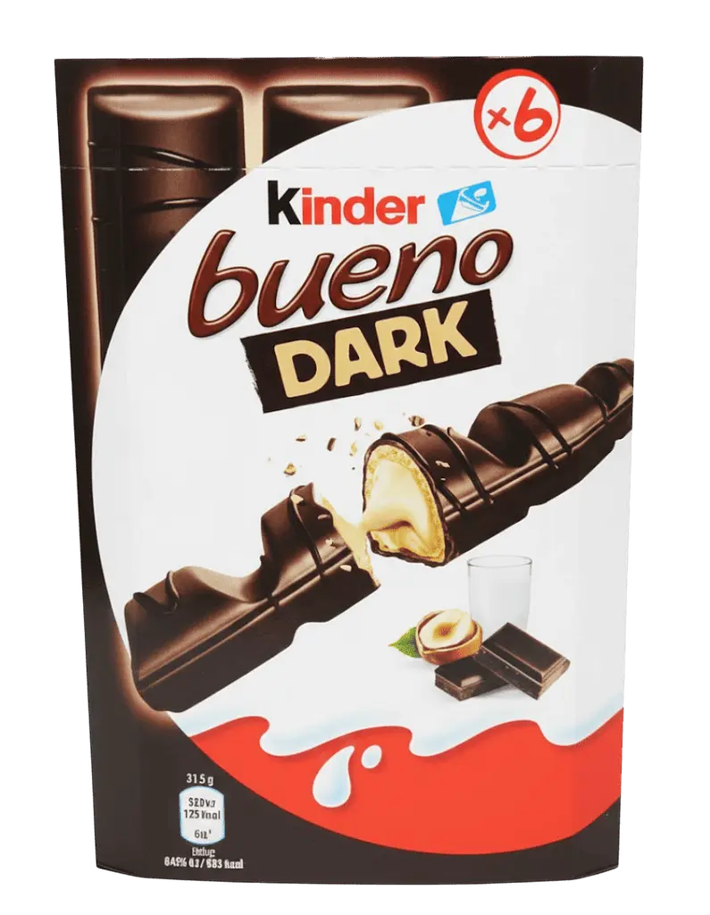 Шоколадні батончики Kinder Bueno Dark 6 шт, 129 г