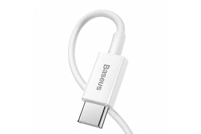 Кабель Baseus Superior Series Fast Charging Cable Type-C to Lightning PD 20W 0.25m CATLYS-02 White - фото 8