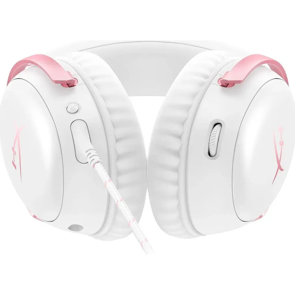 Игровые наушники HyperX Cloud III White/Pink (9W1Q4AA) [155193] - фото 5