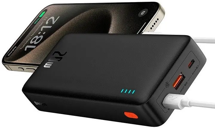 Портативний акумулятор - павер-банк Baseus Airpow Fast Charge 20000mAh 20W P10022804113-00 - фото 6