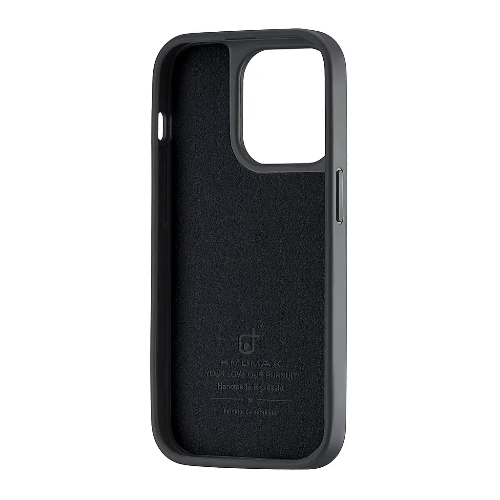 Чохол Jinduka Leather Ringo iPhone 14 Pro Black - фото 3