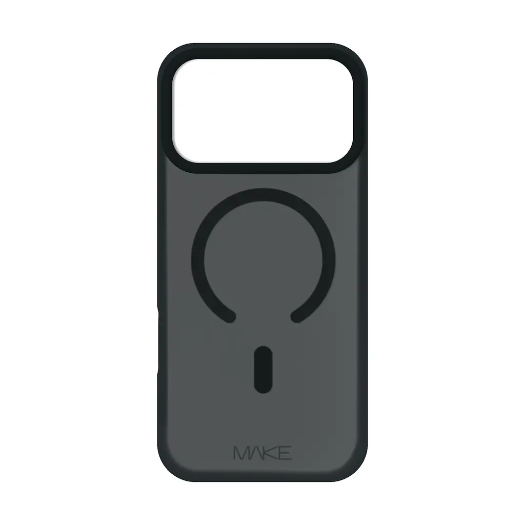 Чохол MAKE Apple iPhone 17 Pro Max Silicone Aura Magnet Black - фото 6