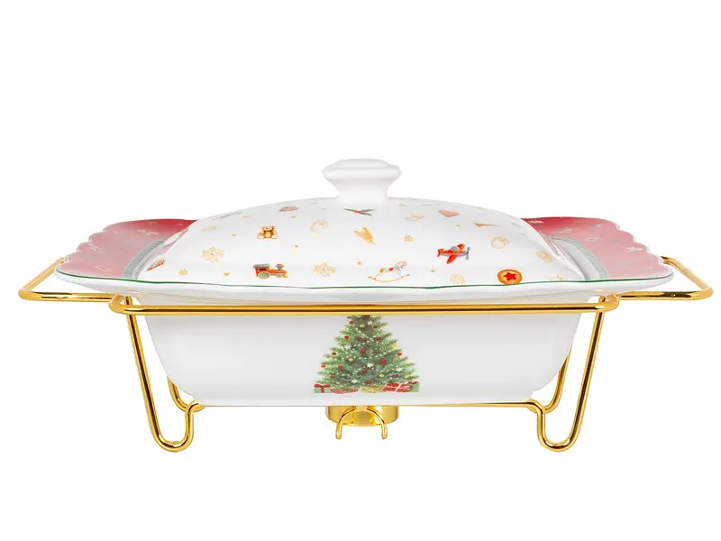 Марміт з кришкою Lefard Christmas Delight 31 х 23 х 13см (985-210) - фото 2
