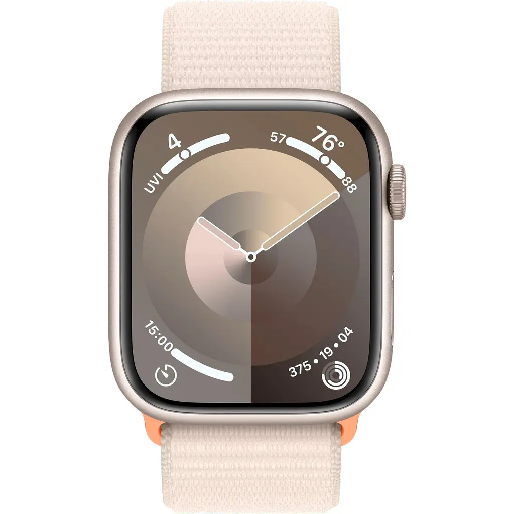 Смарт-годинник Apple Watch Series 9 GPS 45mm GPS Starlight Aluminum Case with Starlight Sport Loop [MR983] [101683] - фото 2