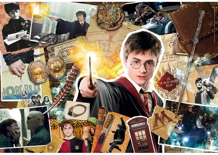 Пазл Clementoni Головний герой серіалу Гаррі Потер (Harry Potter Puzzle - 1500 pcs.), колаж, 1500 ел. (31745) - фото 2