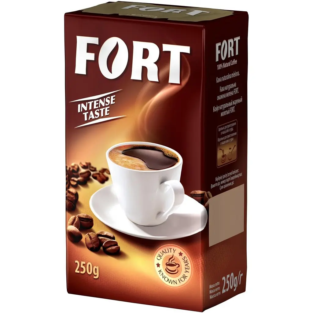 Кава натуральна мелена Fort Elite, смажена, 250 г (37924) - фото 2