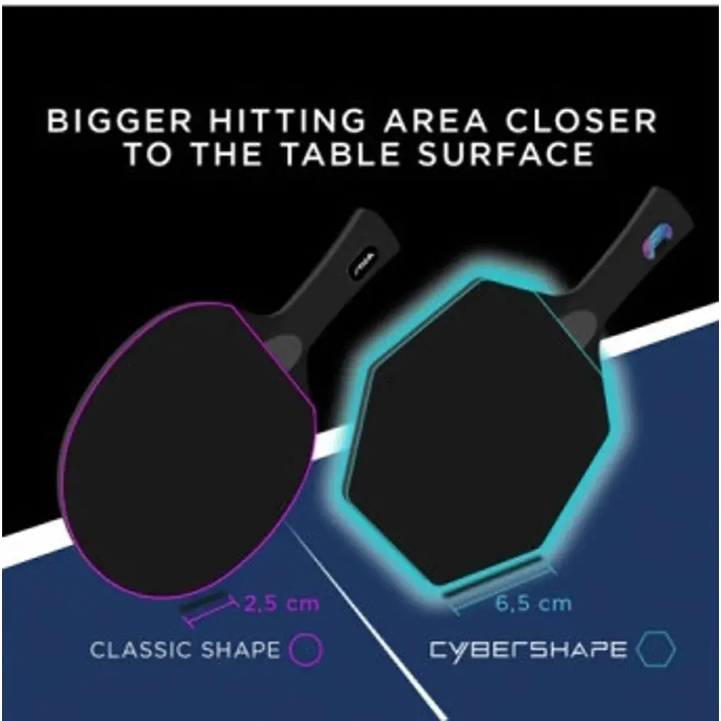 Комплект для настільного тенісу Stiga Sonic V2 Cybershape 2 Bats 3 Balls (1210-1206-35) (931946) - фото 7