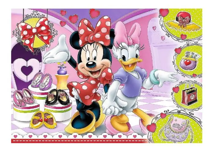 Пазл Trefl глітерний Мишка Мінні Мінні Маус 100 ел. (14820) - фото 3