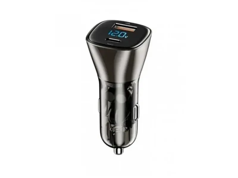 Автомобільний зарядний пристрій WiWU PC500 Series 72 W (2 Type-C) Black - фото 4