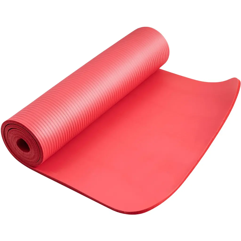 Мат для фітнесу та йоги Hop-Sport HS-N010GM 1 см червоний - фото 2