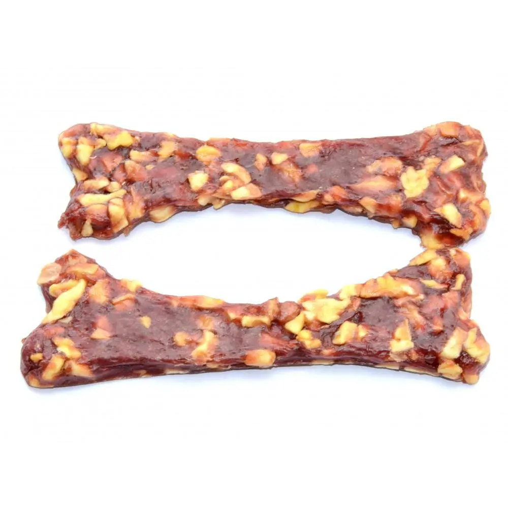 Лакомство Yalute Bone Shape of Duck and Apple для собак, утка и яблоко, 100 г - фото 2