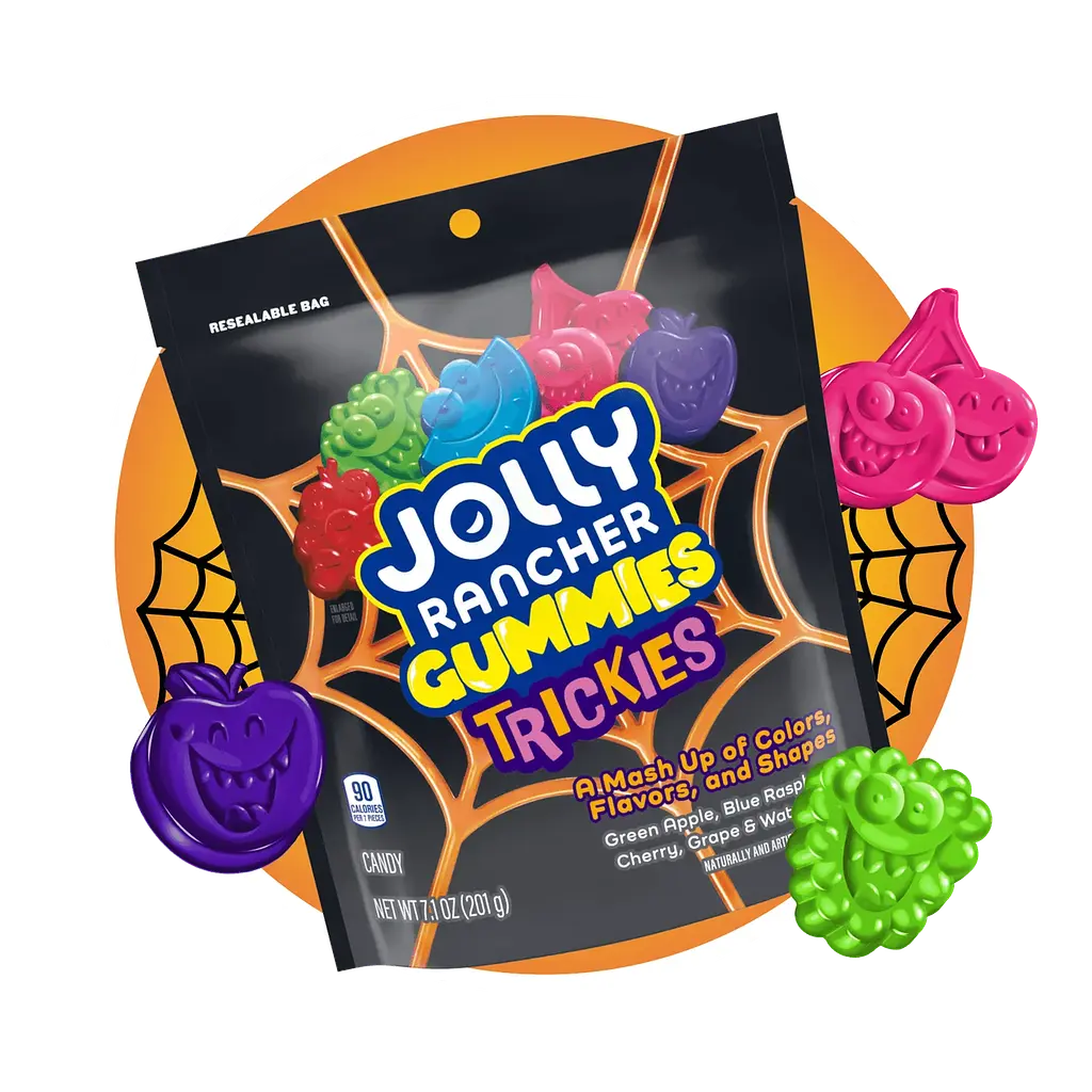 Жувальні цукерки Jolly Rancher Sweets Gummies Trickies Halloween Candy 201г - фото 2