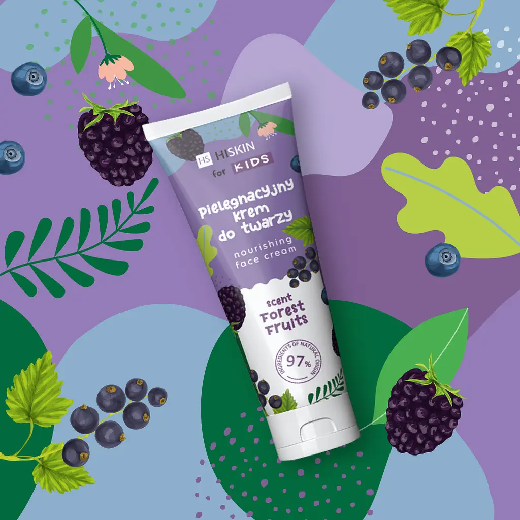 Крем для обличчя HiSkin Kids Nourishing Face Cream Лісові ягоди 60 мл - фото 2