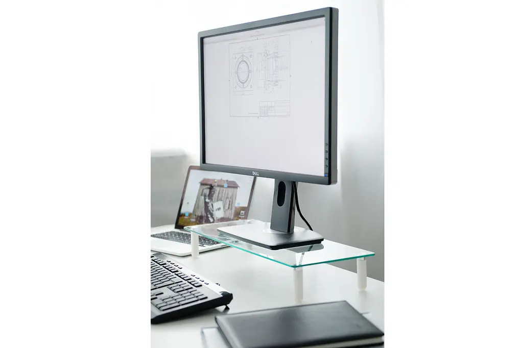 Digitus Підставка для монітора DIGITUS Universal glass monitor riser, до 20кг - фото 5