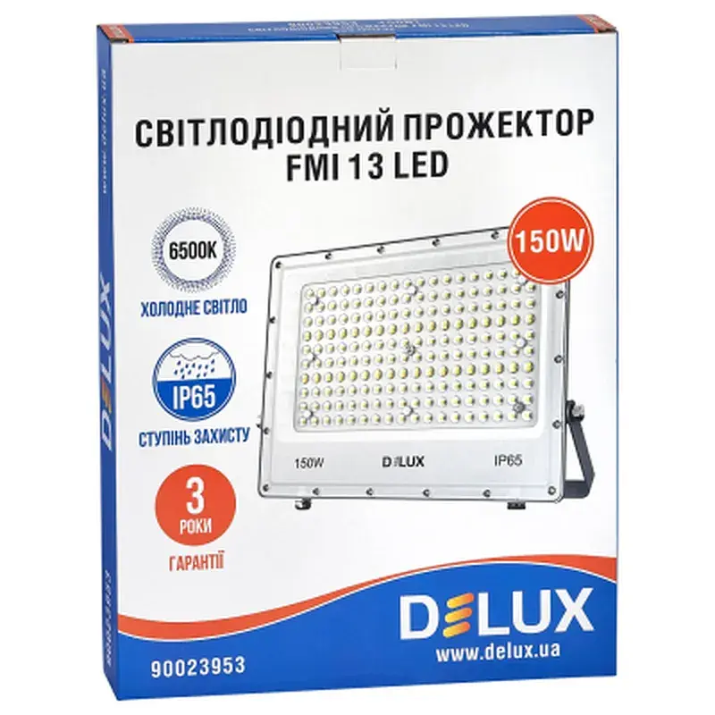 Прожектор Delux FMI 13 LED 150Вт 6500K IP65 сірий (90023953) - фото 2