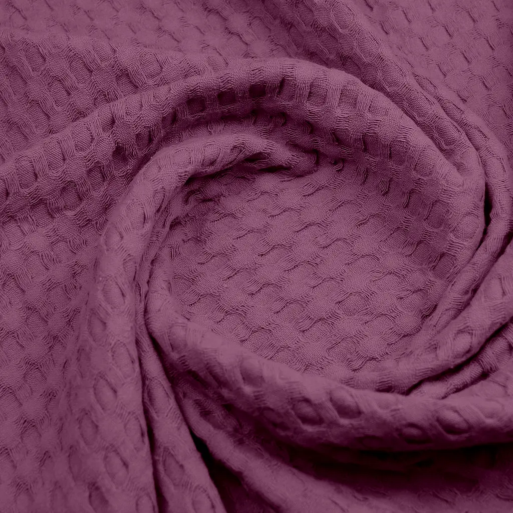 Плед-покривало Cosas Ruby Waffle Weave 110х140 см марсала (Blanket_30Ruby_WaffleWeave_110x140) - фото 4