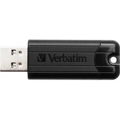 USB флеш накопитель Verbatim 32GB PinStripe Black USB 3.0 (49317) - фото 2