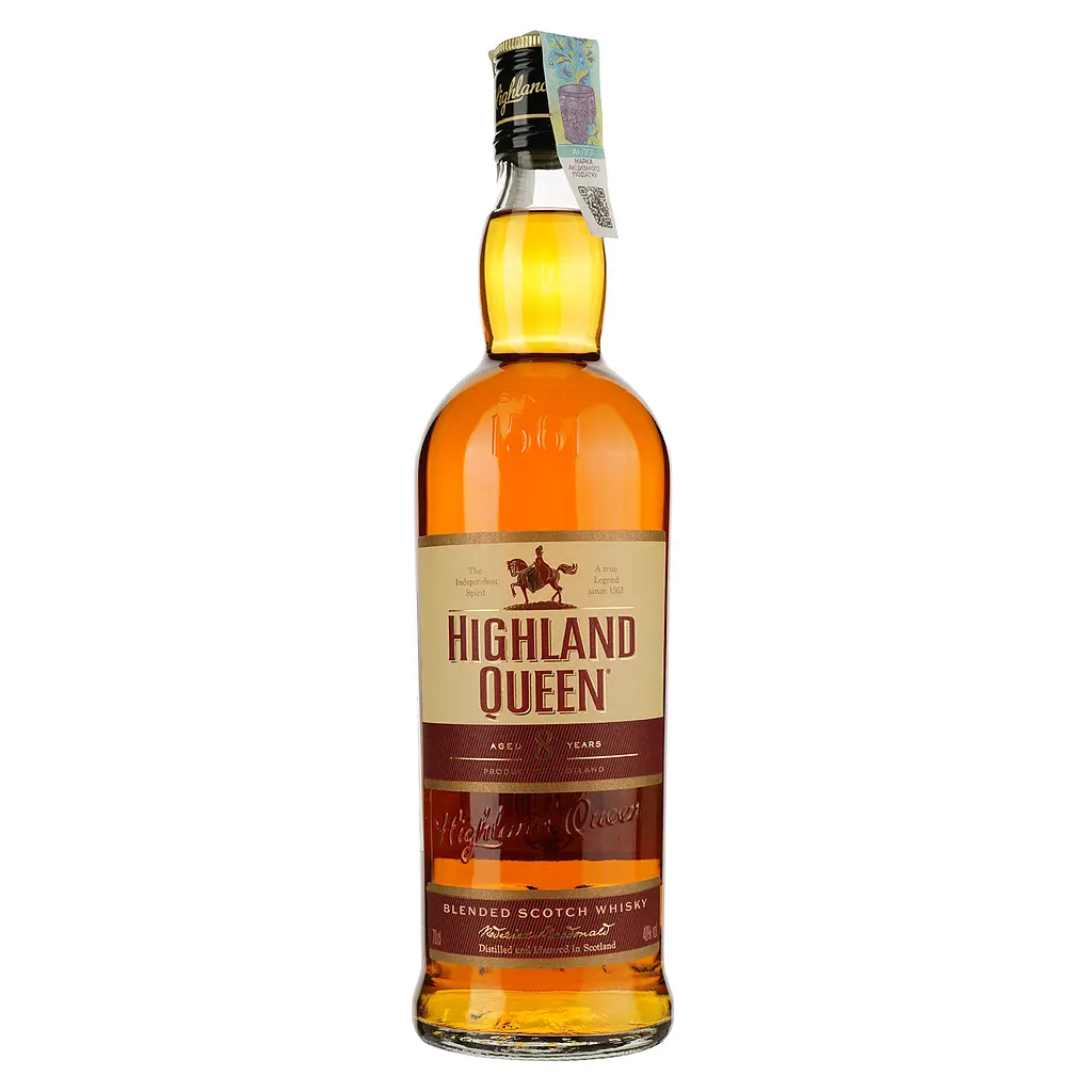 Віскі Highland Queen Blended Scotch Whisky, 8 yo, 40%, 0,7 л - фото 2