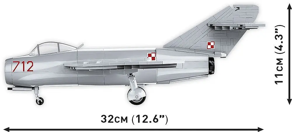 Конструктор СОВИ истребитель LIM1 Polish Air Force 1952 5822 - фото 4