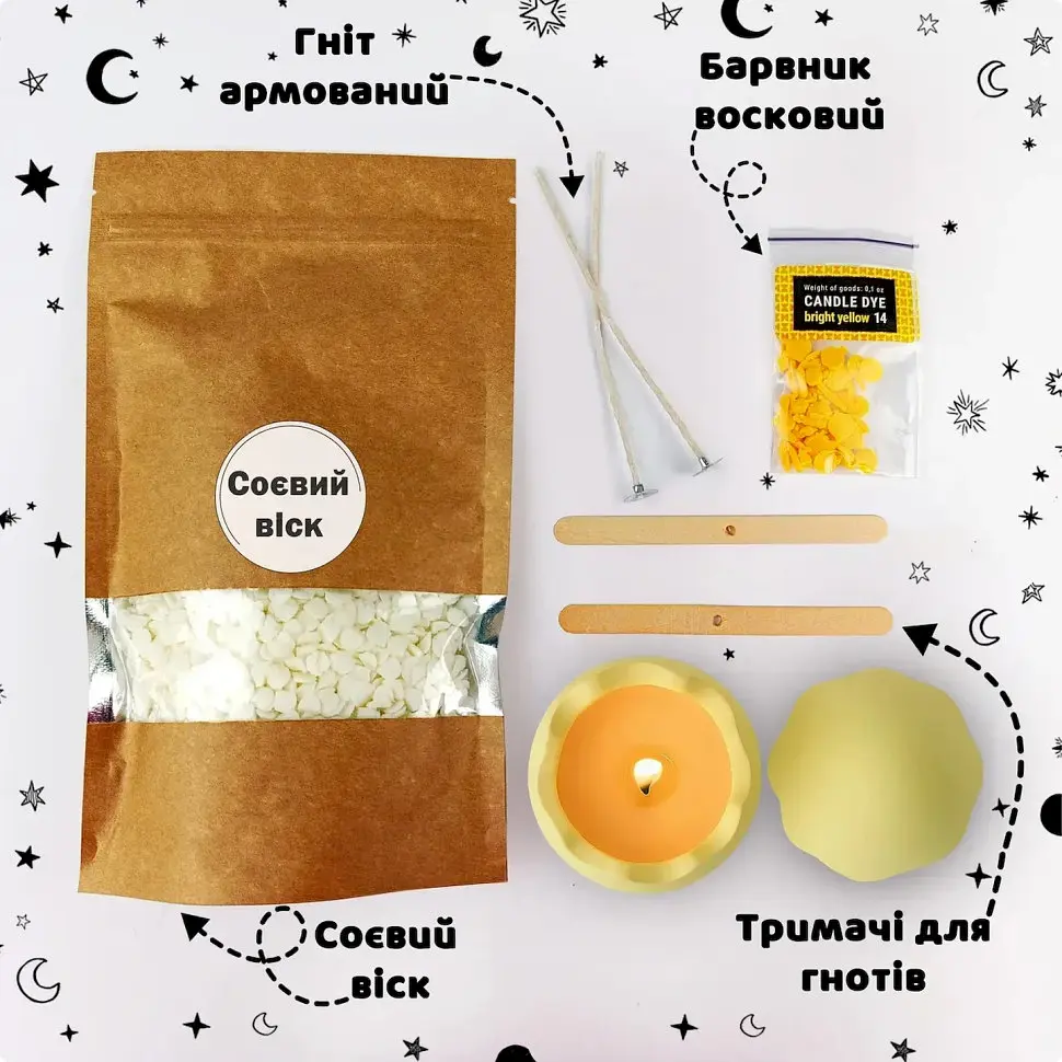 Набор для изготовления фигурного подсвечника Яйцо Alexes GP-006 из гипса, для начинающих - фото 4