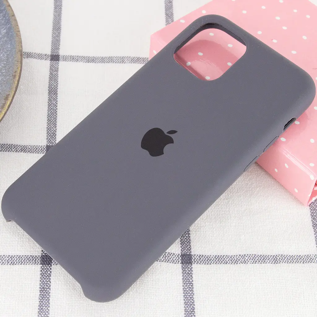 Чохол Silicone Case AA для Apple iPhone 11 Pro 5.8" Сірий / Dark Grey - фото 2