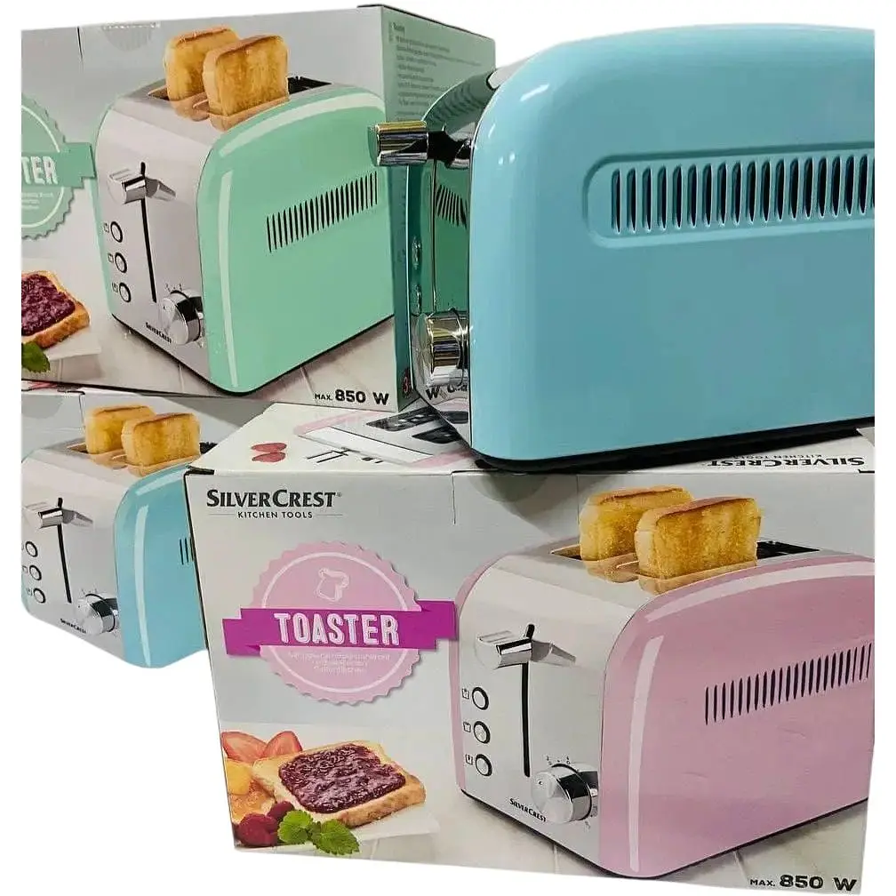 Тостер Silver Crest STS 850C1 850W Pink + 7 режимов обжаривания - фото 3