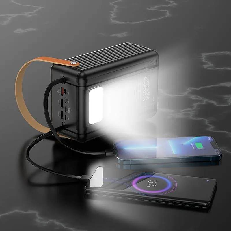 Зовнішній акумулятор Borofone BJ32 Terra fully compatible 80000mAh 22.5W чорний - фото 6
