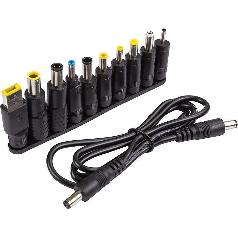 Мобільна батарея PowerPlant 30000mAh, PD 76W, DC 12-19V 10 конекторів, USB-C, USB-A QC3.0 - фото 4