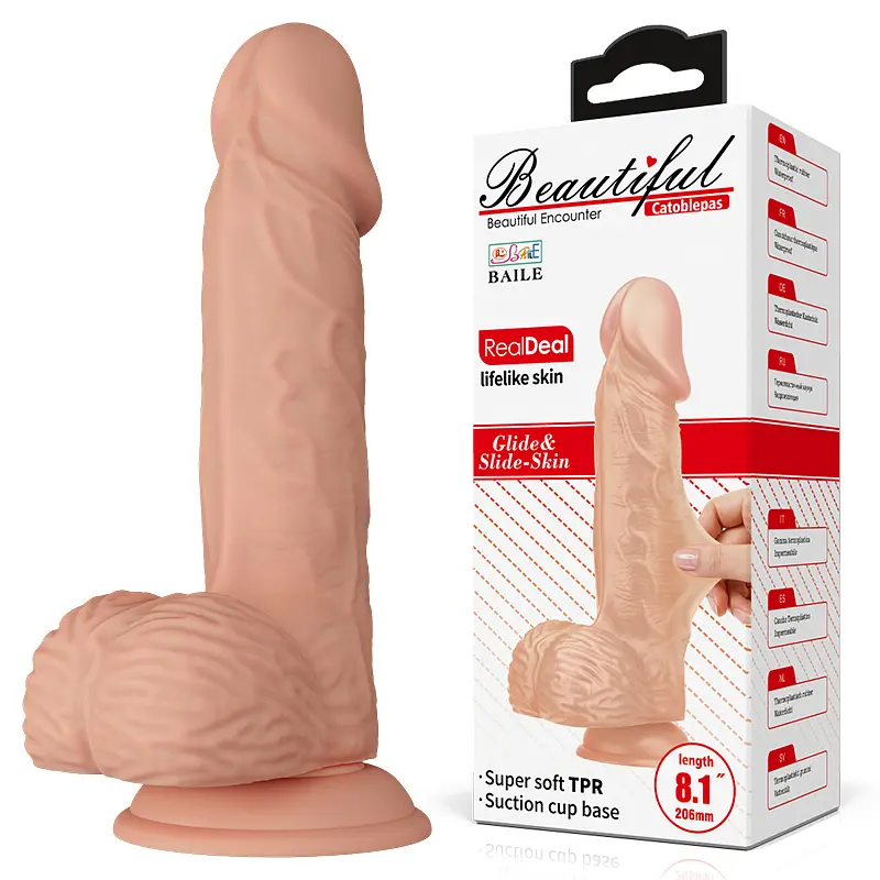 Фалоімітатор - Beautiful Encounter Catoblepas Dildo Flesh - фото 11