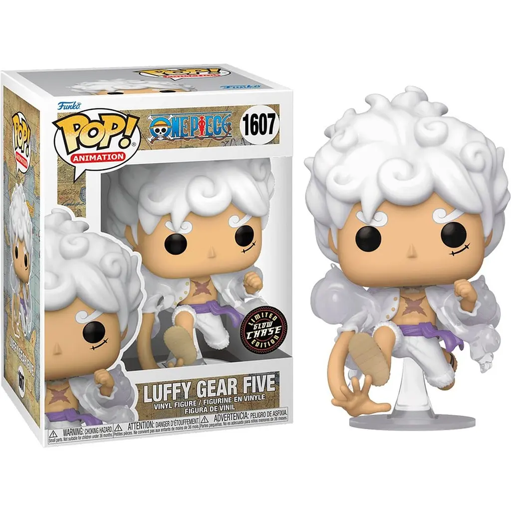 Игровая фигурка Funko Pop! Большой куш Луффи в белом W/CH (79321) - фото 3