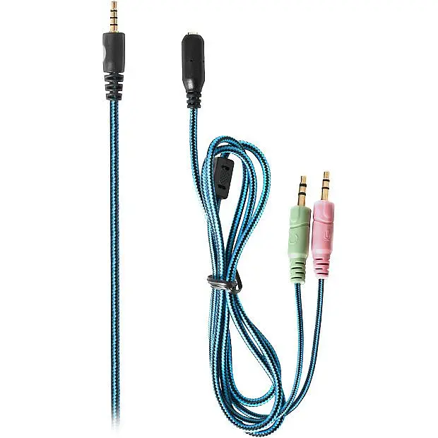 Ігрові навушники REAL-EL GDX-7500 Black/Blue (EL124100015) [112554] - фото 6
